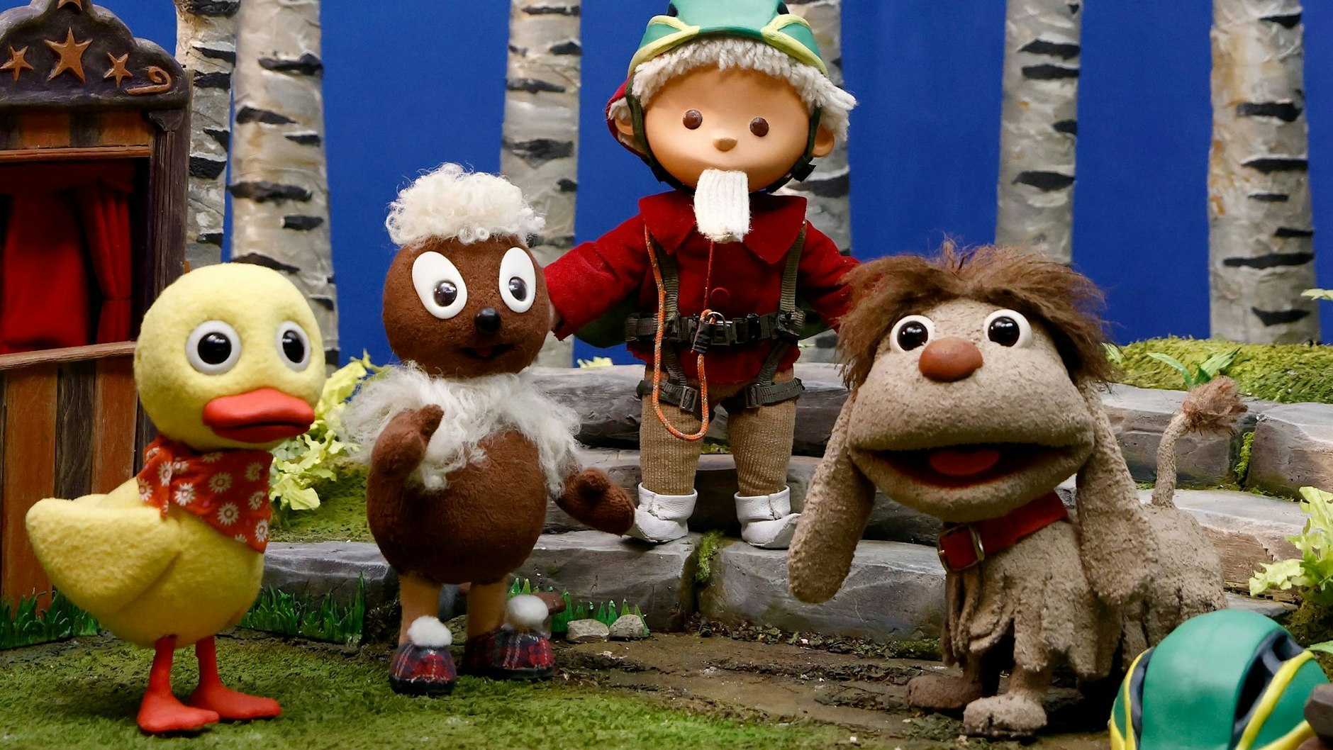 Diese DDR-Ikonen machen bis heute Kinder glücklich: Schnatterinchen, Pittiplatsch, der Sandmann und Moppi.