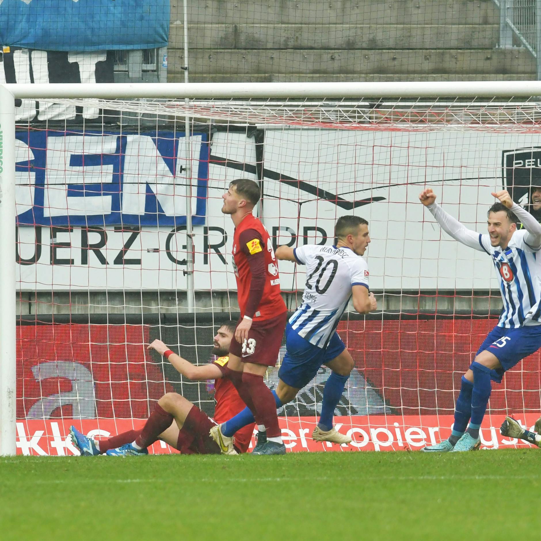 Verteidiger Marc Kempf machte in Kaiserslautern den 2:1-Siegtreffer für Hertha BSC. Gibt ihm das wieder mehr Selbstsicherheit?
