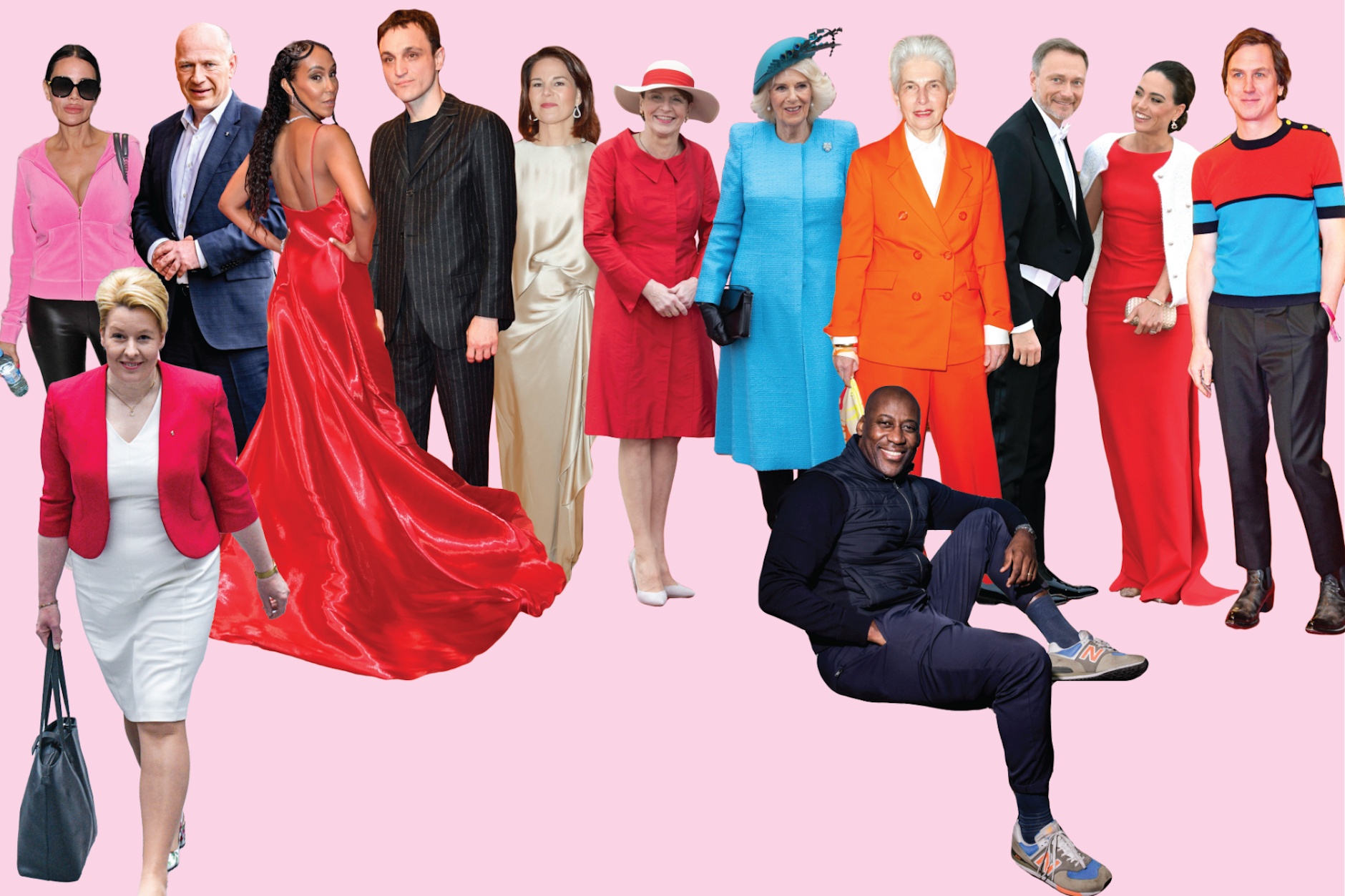 Gut und schlecht, Seit’ an Seit’: Diese Berlinerinnen und Berliner haben 2023 modischen Eindruck hinterlassen. Manche mehr, manche weniger.