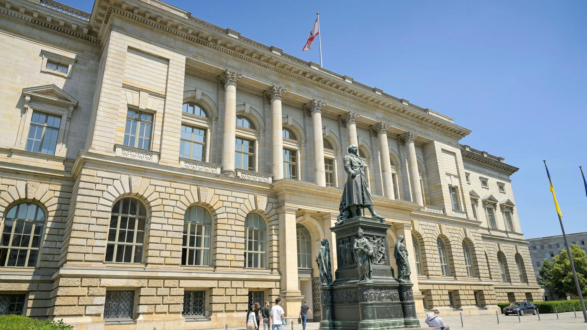Das Berliner Abgeordnetenhaus liegt in der Niederkirchnerstraße in Berlin-Mitte.