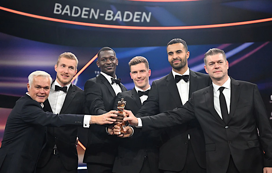 Die Basketballer wurden zur Mannschaft des Jahres gewählt.  