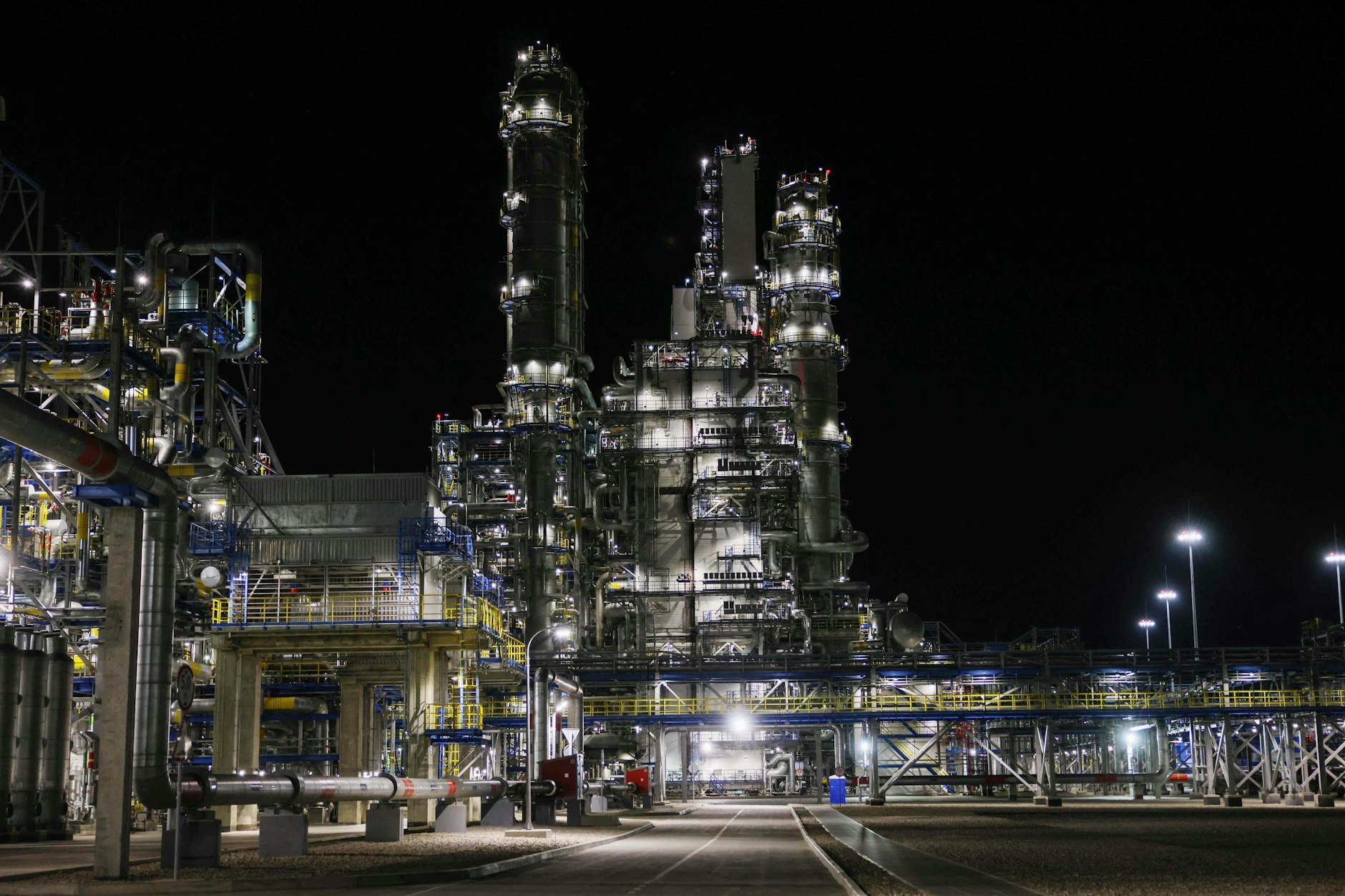Blick auf die Amur-Gasanlage in Russlands fernem Osten: Der Staatskonzern Gazprom hat so wenig Gas verkauft wie zuletzt 1985.