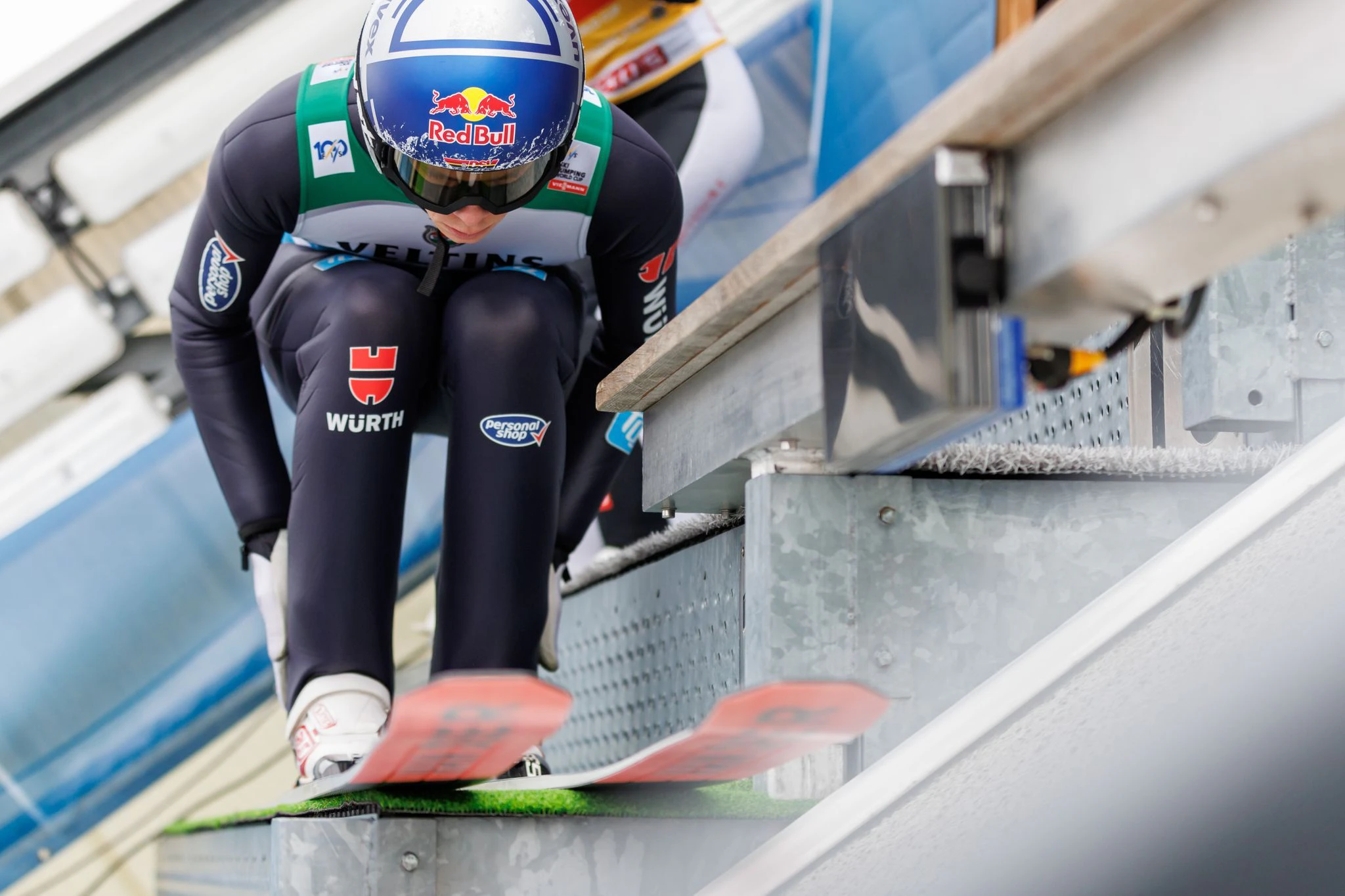 Andreas Wellinger hat sich in Garmisch-Partenkirchen erneut in starker Form präsentiert.  