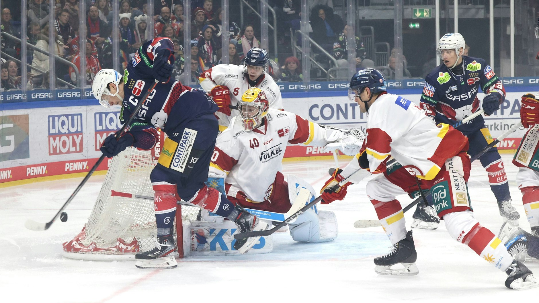 Die Eisbären gewannen klar gegen die Düsseldorfer EG.
