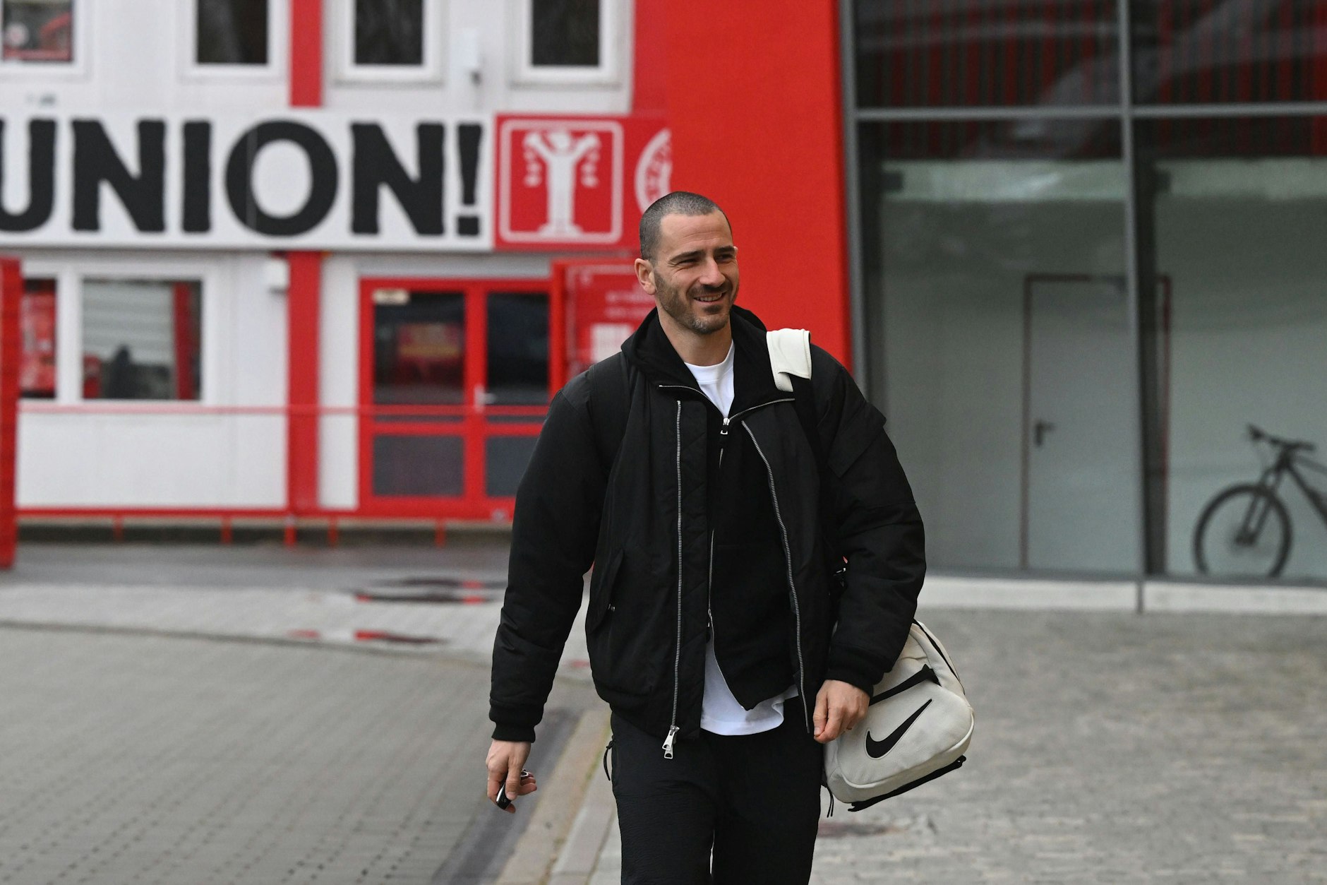Leonardo Bonucci erschien am Dienstag beim Trainingsauftakt des 1. FC Union Berlin. Fraglich ist, wie lange er noch für die Köpenicker spielen wird.