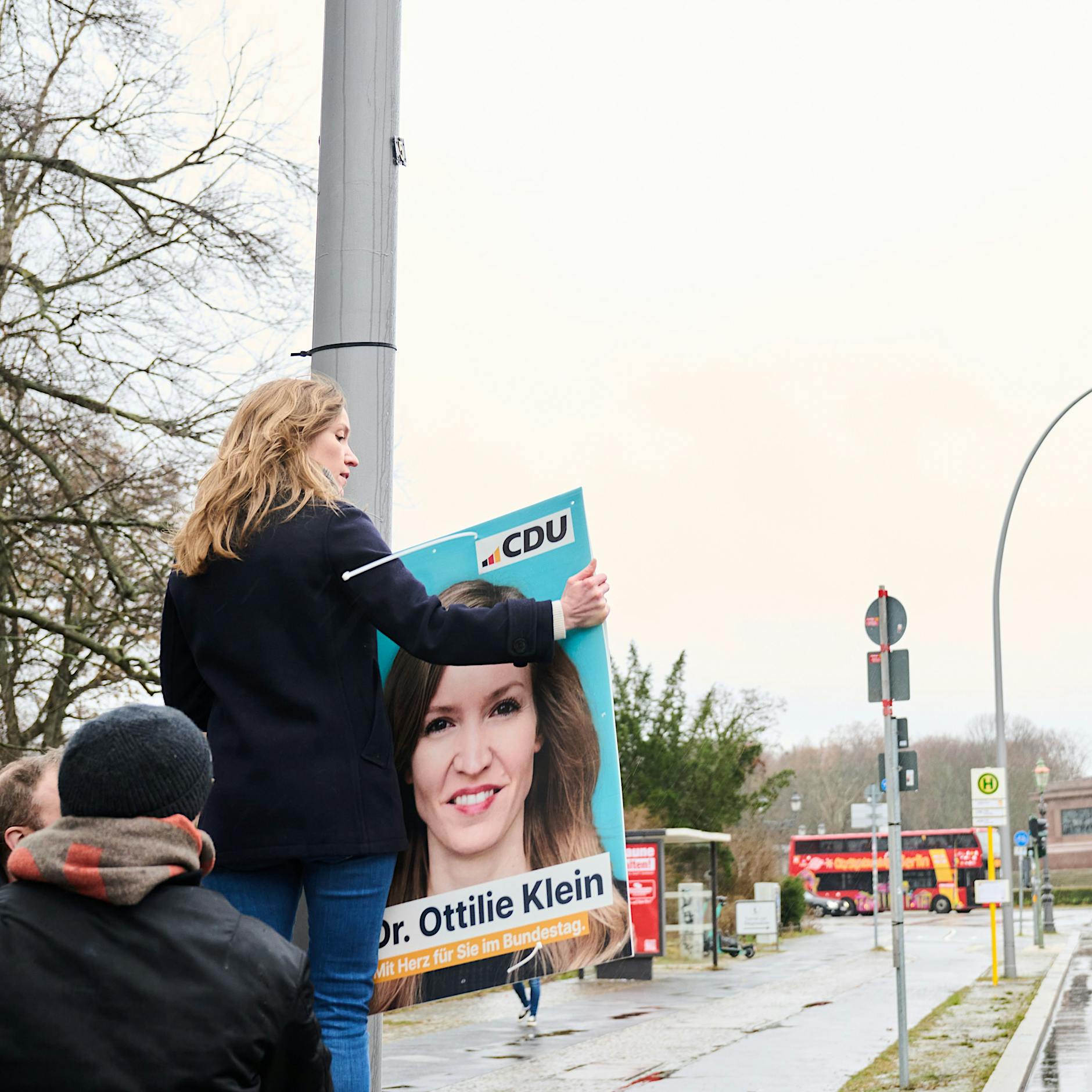 Wiederholung der Bundestagswahl in Berlin: Wo jetzt schon Wahlplakate hängen