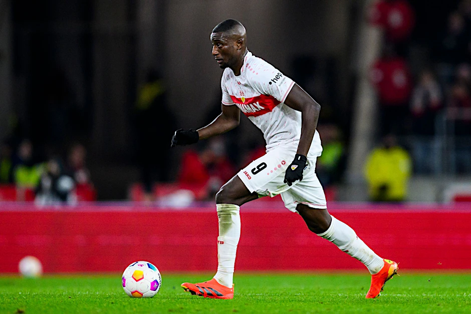 ARCHIV - Serhou Guirassy spielt für den VfB eine starke Saison.  