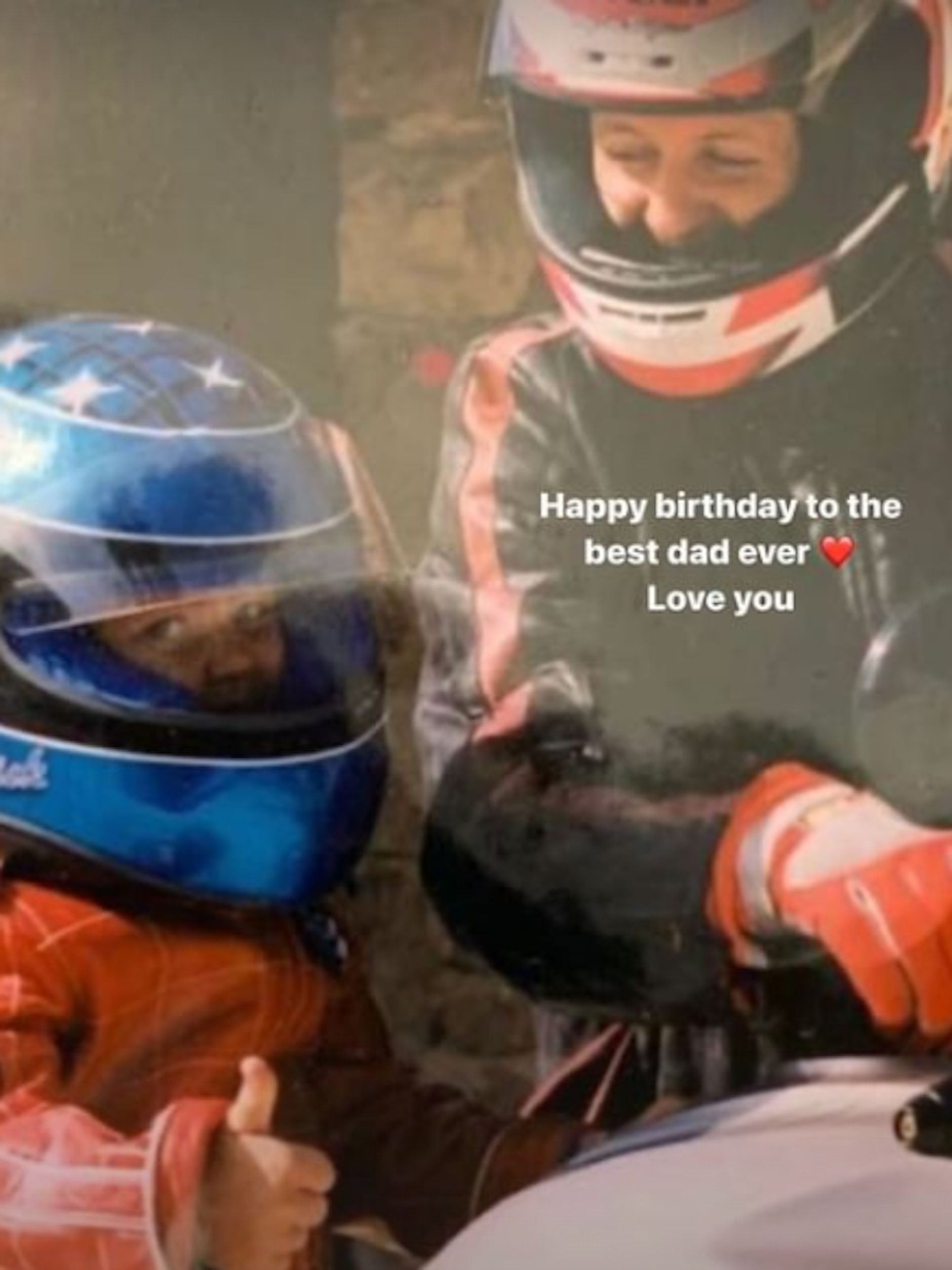 Dieses Foto postete Mick Schumacher in seiner Instagram Story.