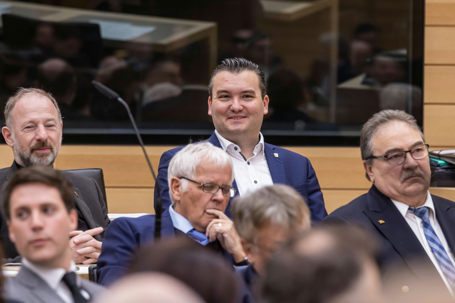 Udo Stein im Landtag – bevor es zu den Vorfällen kam.
