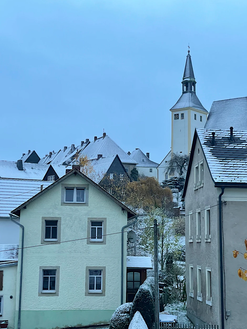 Im Winter sieht Bärenstein im Erzgebirge aus wie ein Märchendorf.&nbsp;
