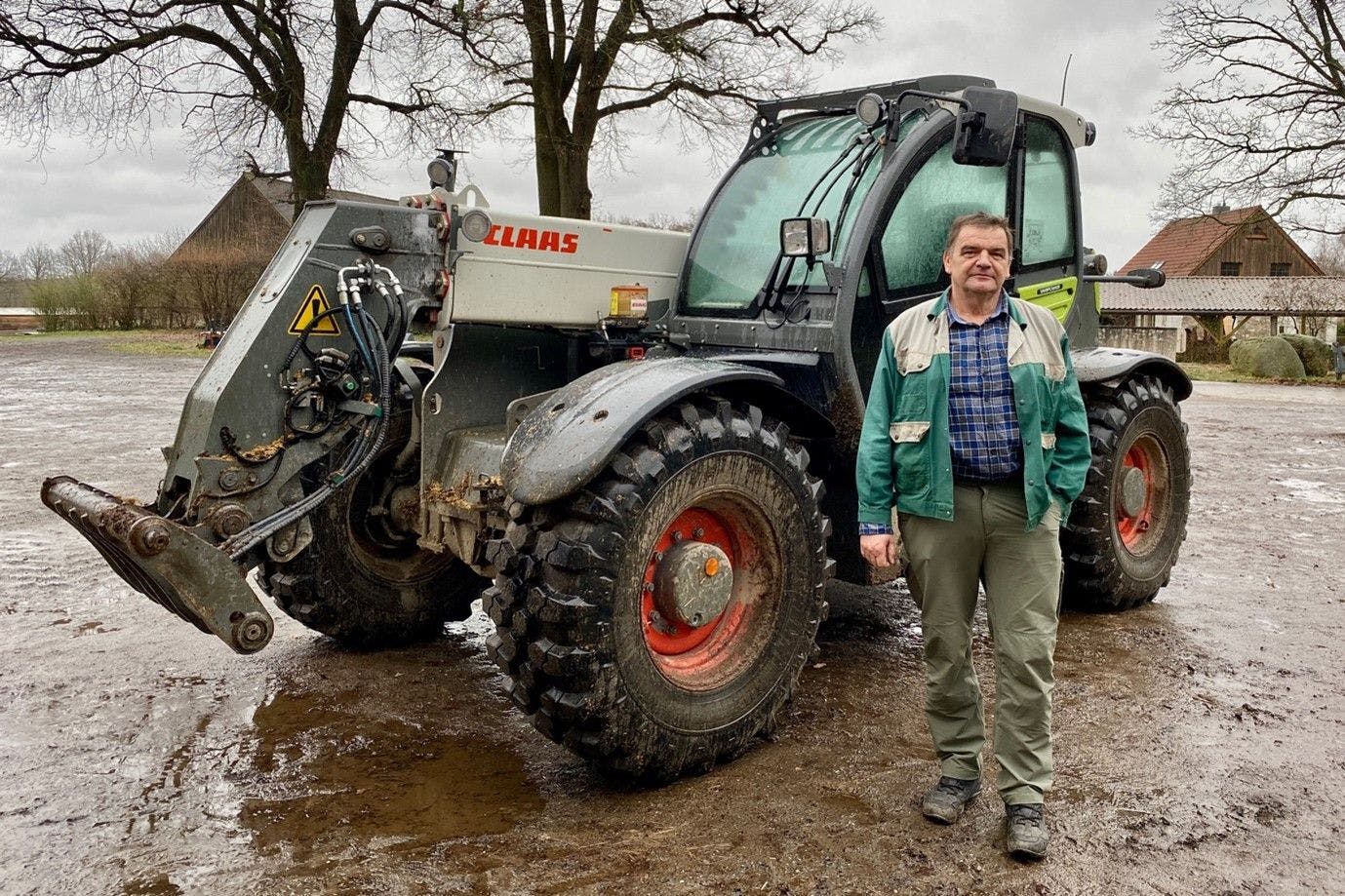 Für den Landwirt Hartmut Noppe ist der Sparkurs der Bundesregierung ein Schlag ins Gesicht der Bauern.