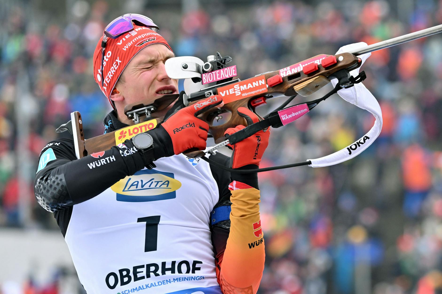 Probleme am Schießstand: Benedikt Doll