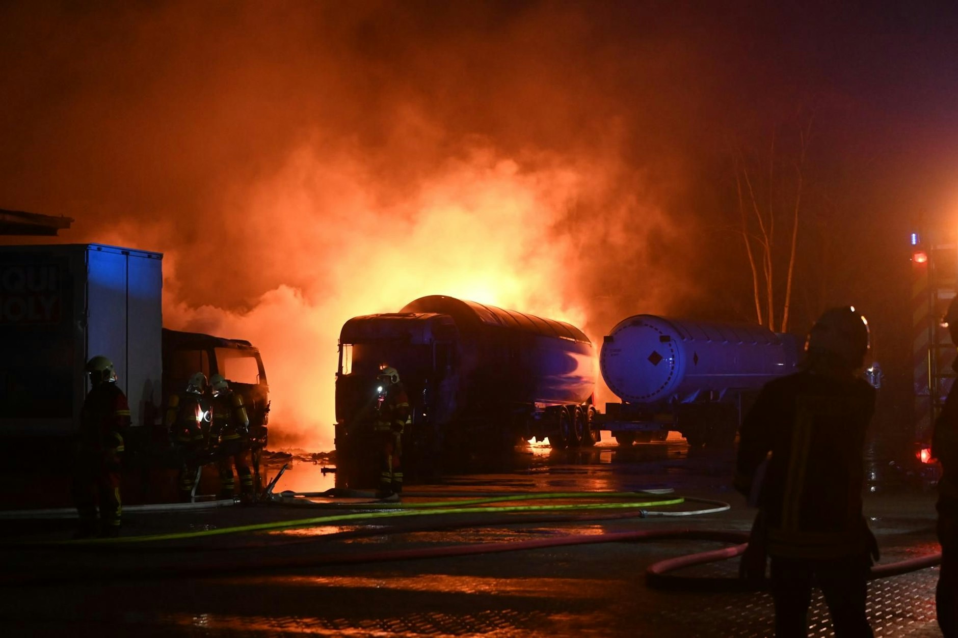Die Feuerwehr musste zu einem Großeinsatz nach Ludwigsfelde ausrücken.