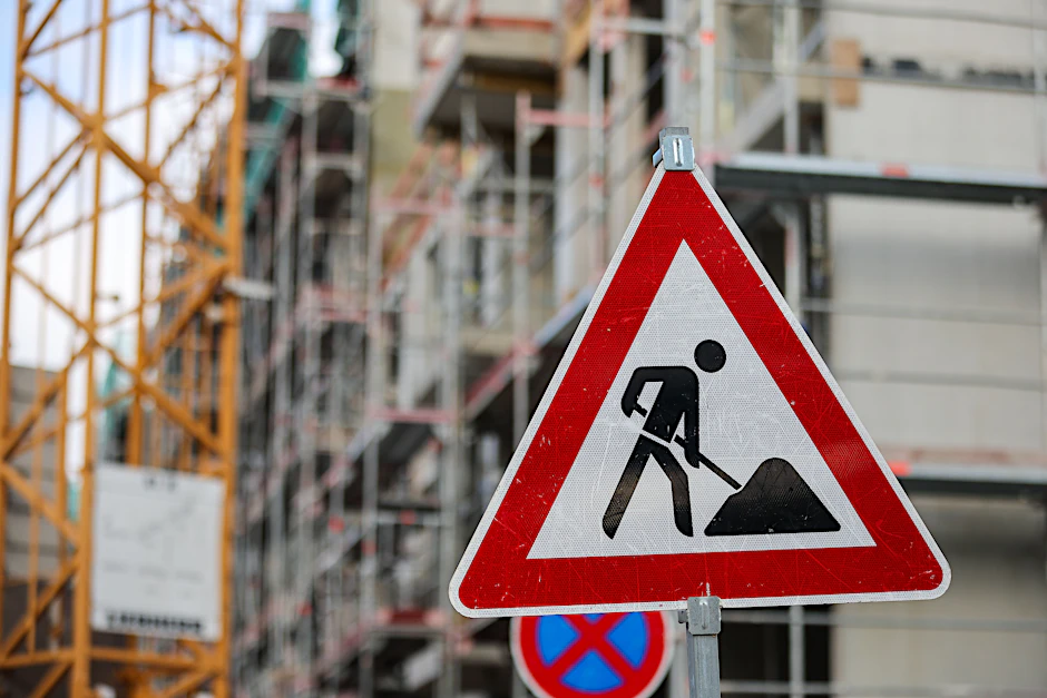 Wie rechts ist die Gerüstbaubranche? Der erste Blick kann bisweilen täuschen. Hier eine Baustelle in Leipzig.