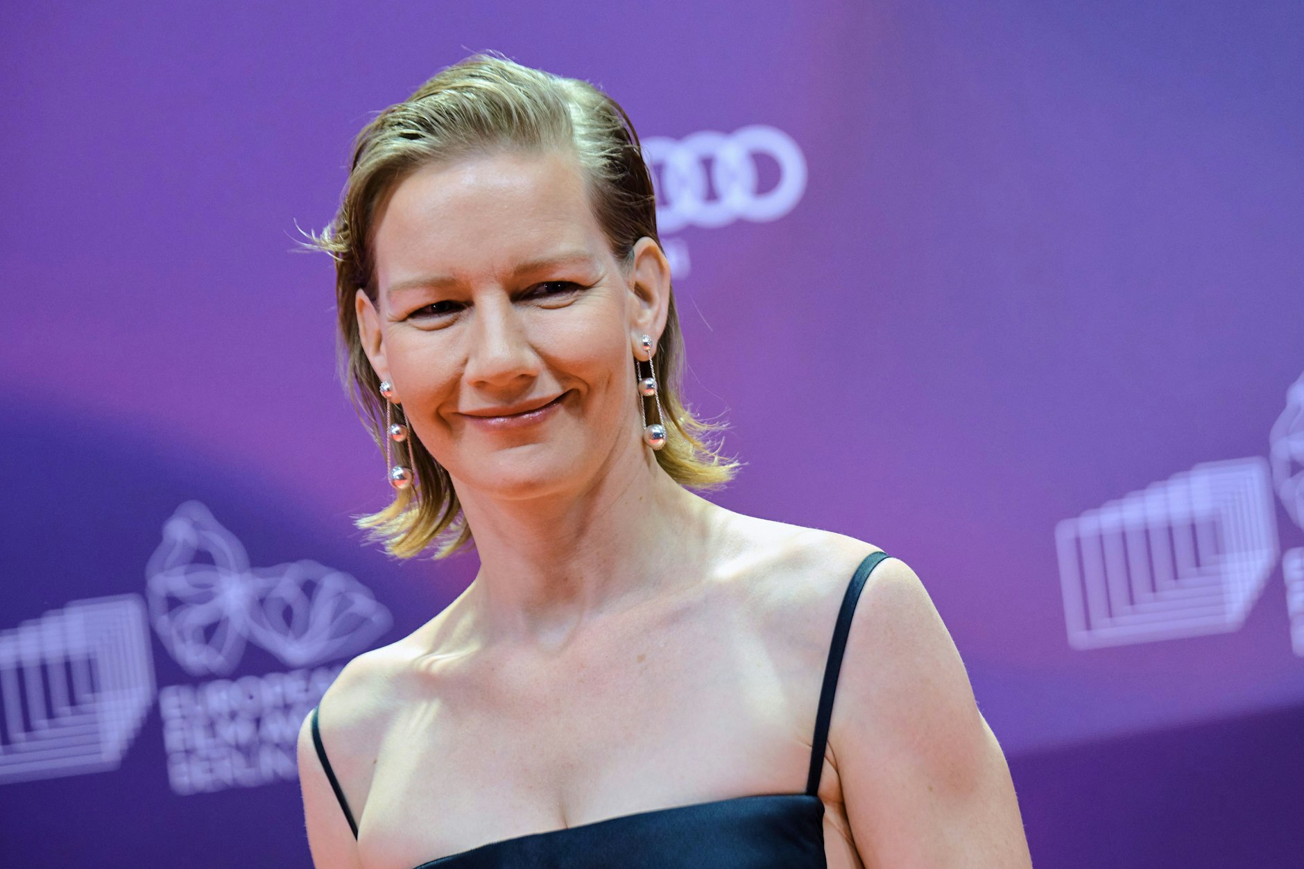 Gute Chancen bei den Golden Globes: Schauspielerin Sandra Hüller (45) aus Suhl bei der Verleihung des Europäischen Filmpreises.