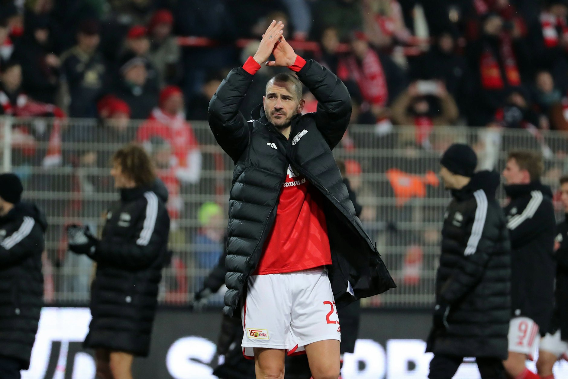 Könnte sein bereits letztes Spiel für den 1. FC Union vor den Fans in Köpenick gemacht haben: Leonardo Bonucci (36) will zurück nach Italien.