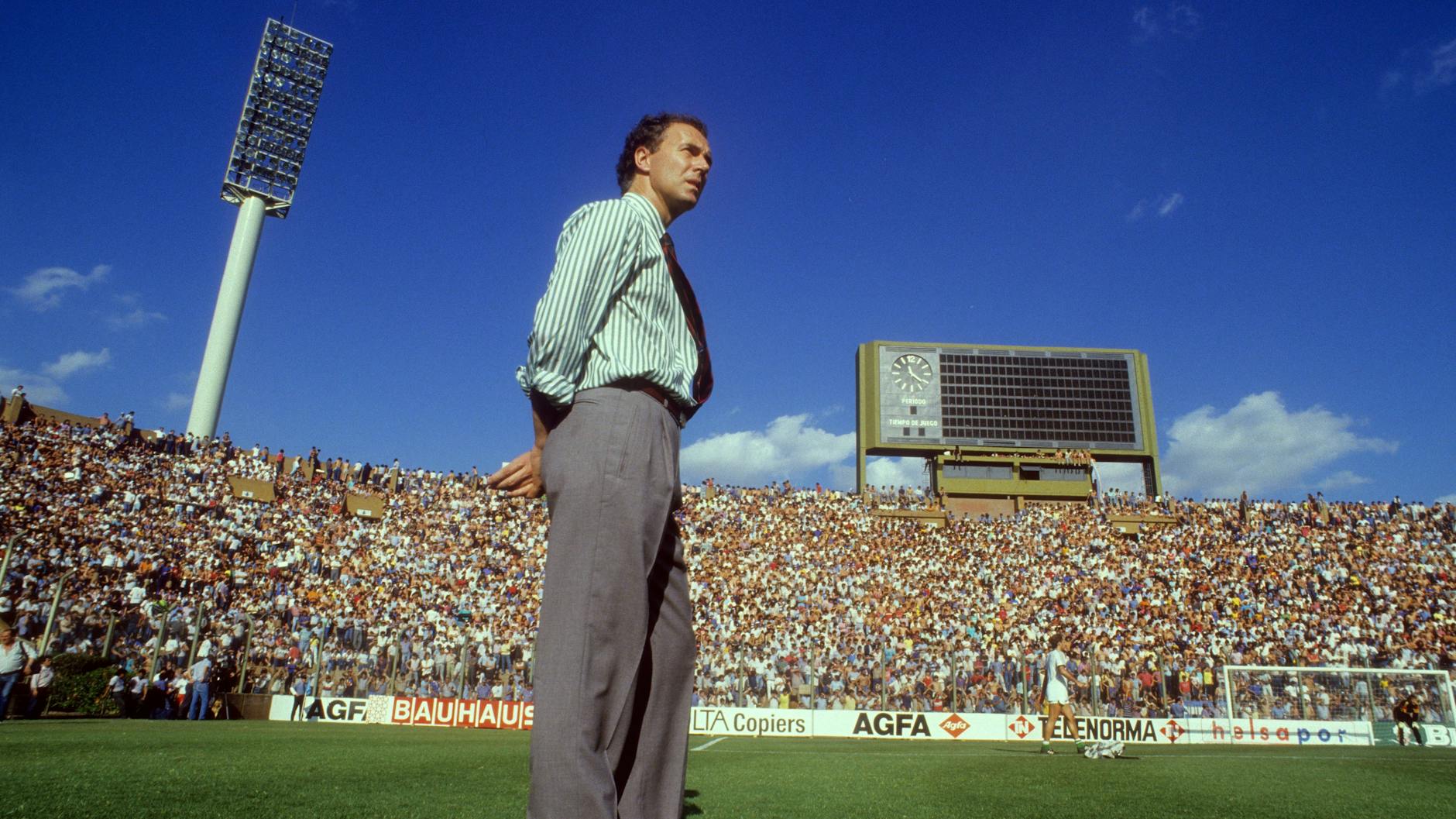 Teamchef Franz Beckenbauer.