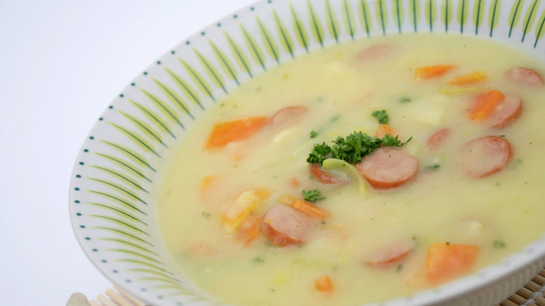 Das Rezept für Kartoffelsuppe müssen Sie probieren.