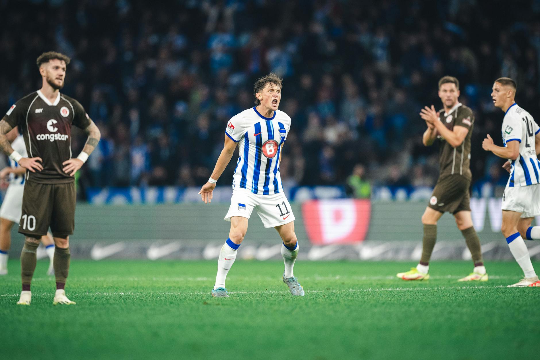 Fabian Reese (26) ist Herthas bester Scorer und geht immer voran. 