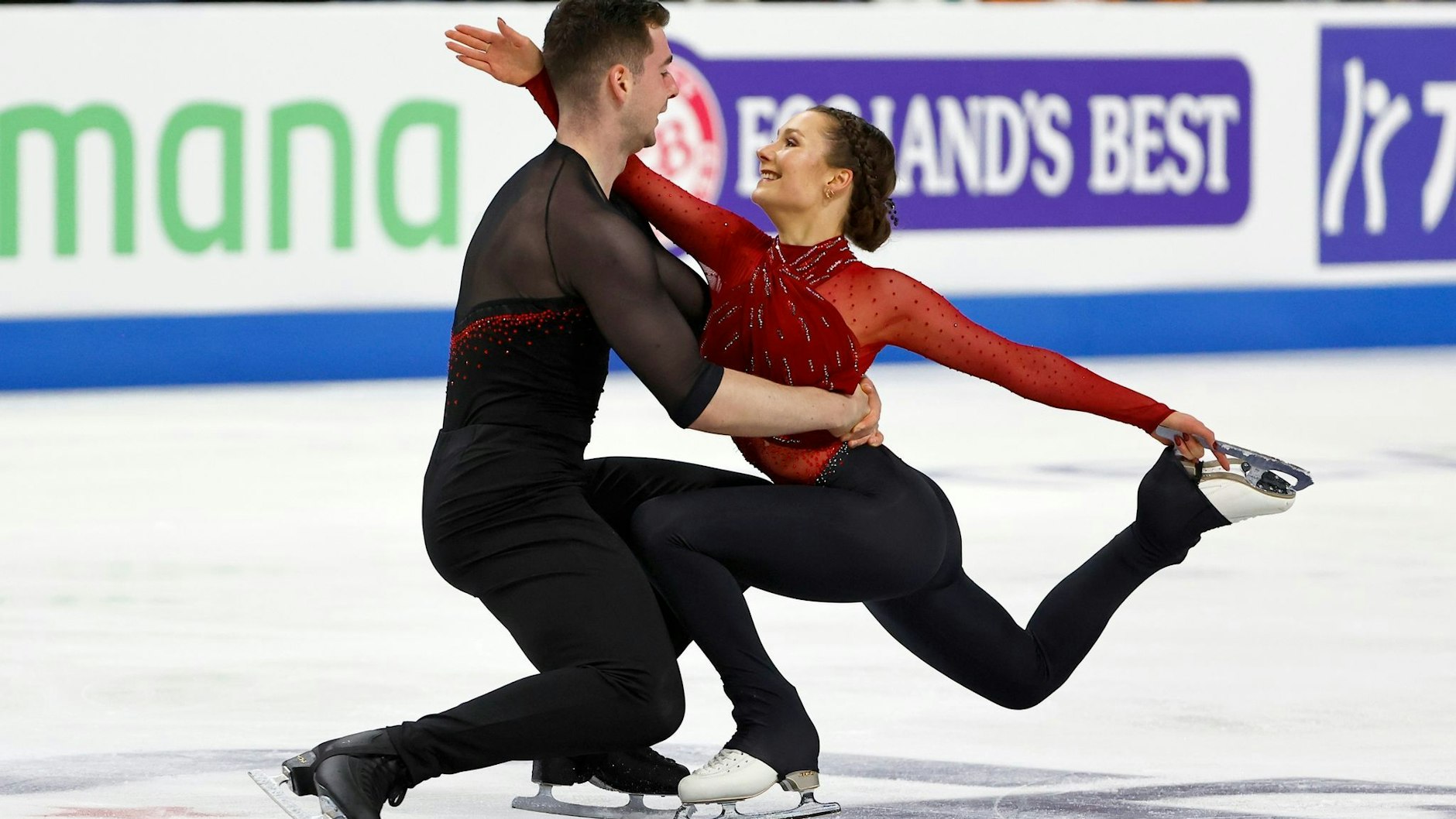 Die Berliner Annika Hocke und Robert Kunkel sind für das Training nach Bergamo gezogen.