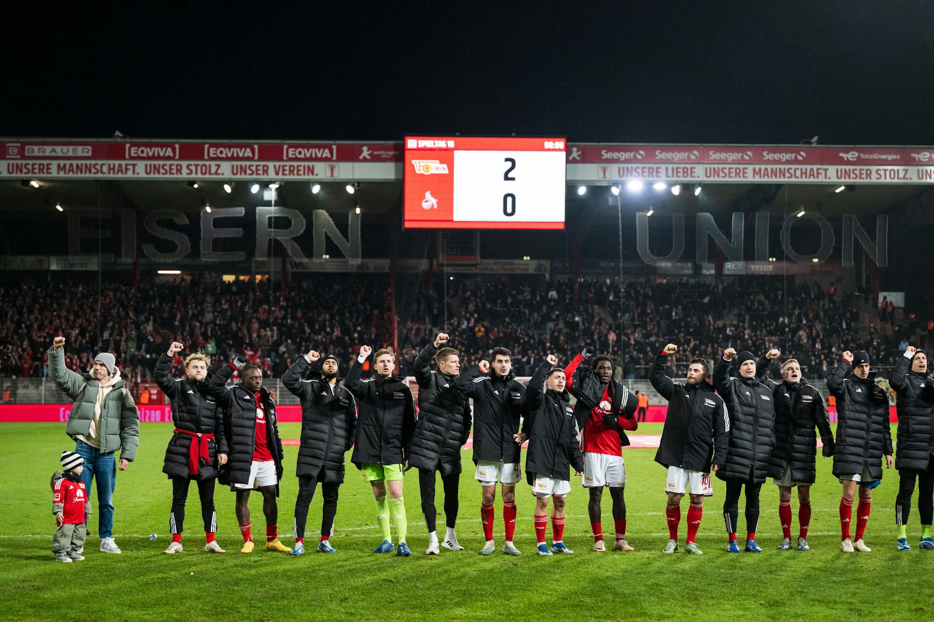 Das 2:0 gegen den 1. FC Köln kurz vor Weihnachten lässt Spieler wie Fans des 1. FC Union auf ein Besserung hoffen.