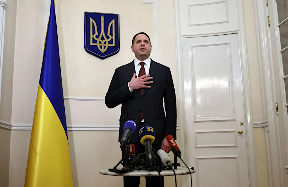 ARCHIV - Wirft Moskau systematische Deportation und Umsiedlung ukrainischer Kinder vor: Andrij Jermak.  