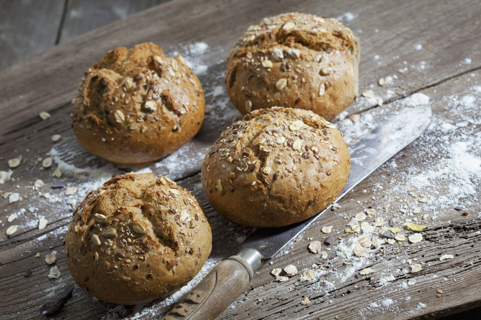 Das Rezept für Brötchen sollten Sie unbedingt ausprobieren.