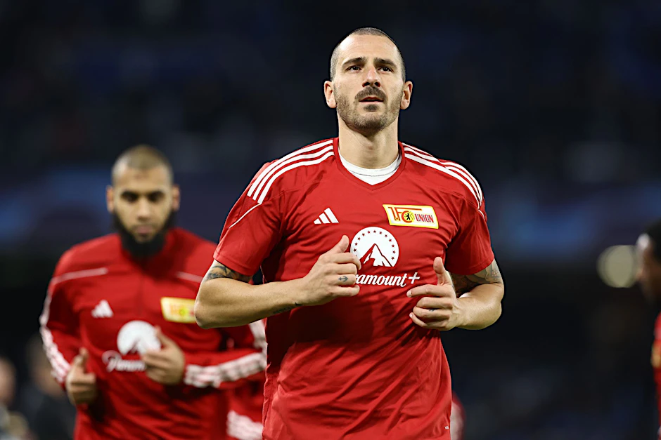ARCHIV - Leonardo Bonucci von Union Berlin beim Aufwärmen.  pa