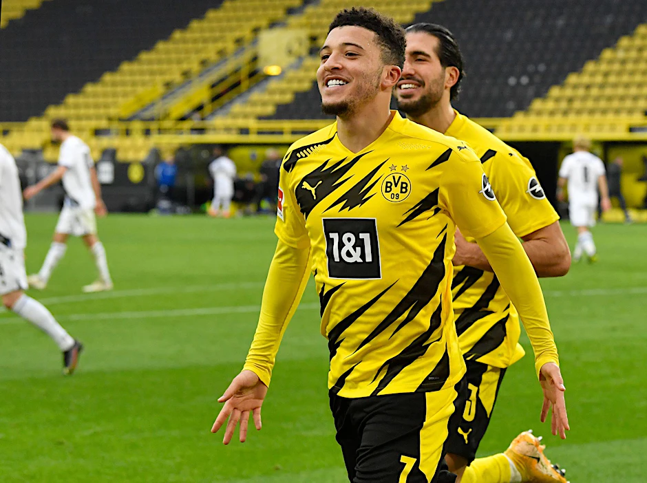 ARCHIV - Jadon Sancho wird Berichten zufolge in den kommenden Tagen in Dortmund erwartet.  