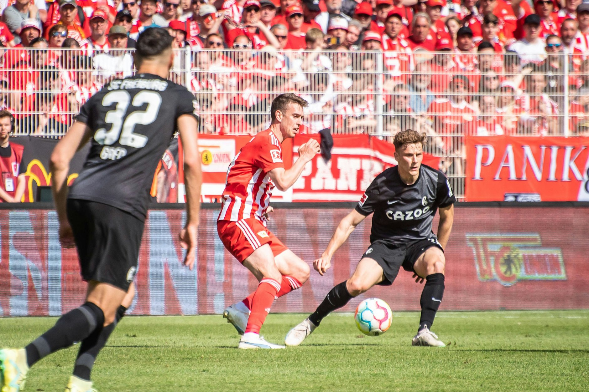 Janik Haberer und der 1. FC Union siegten am 32. Spieltag mit 4:2 gegen den SC Freiburg. Am Sonnabend wollen die Eisernen in Freiburg erneut jubeln.