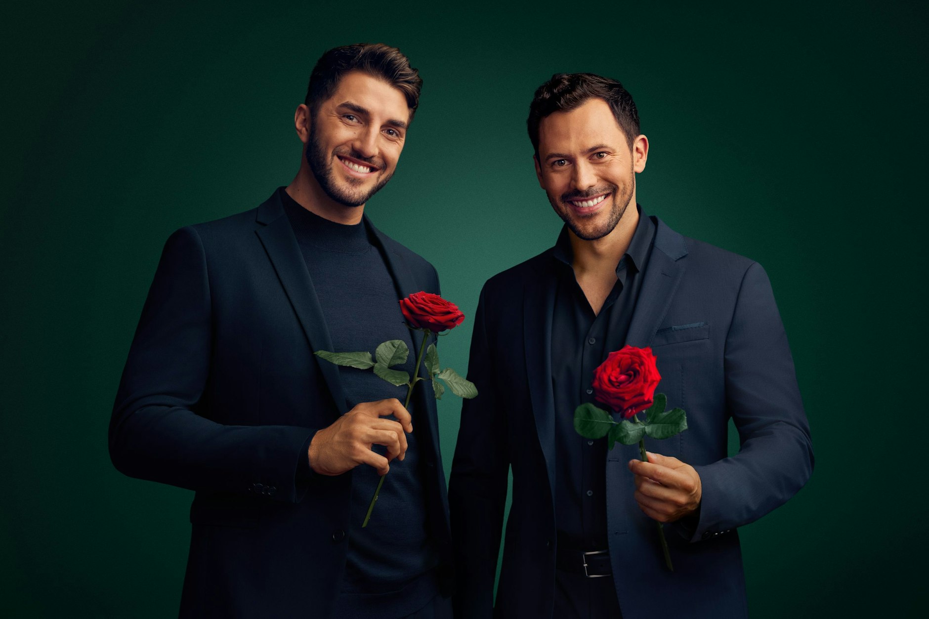 Dennis Gries (l.) und Sebastian Klaus (r.) sind die neuen Bachelors.