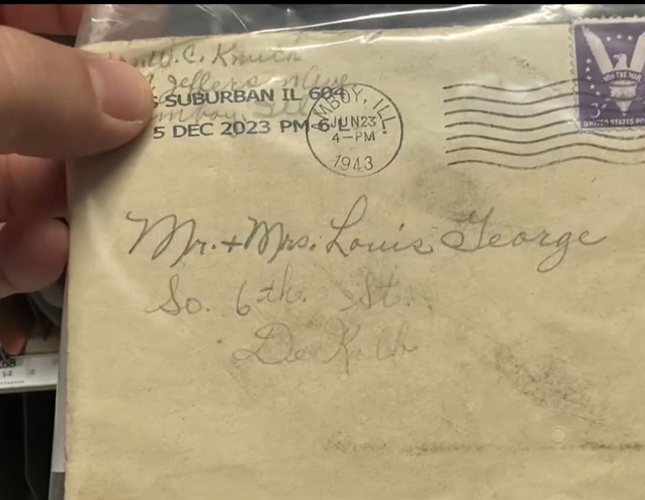 Image - Brief von 1943 endlich zugestellt – nach 80 Jahren!