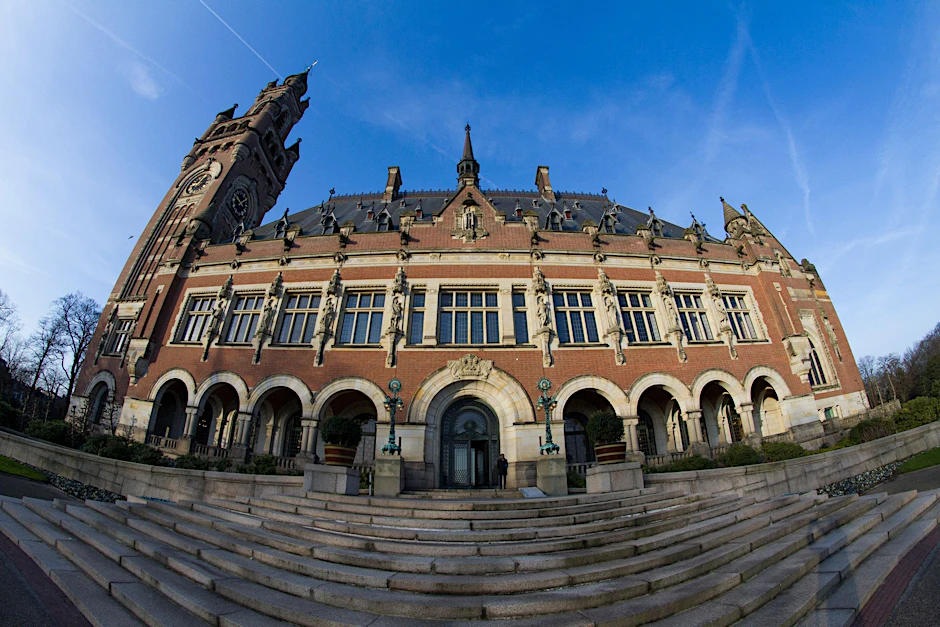 Der Internationale Gerichtshof (IGH) in Den Haag. 