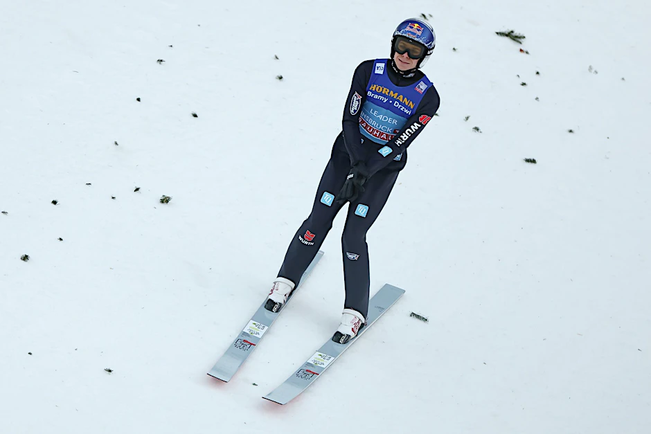 Andreas Wellinger liegt vor dem Finale in Bischofshofen 4,8 Punkte hinter dem Japaner Ryoyu Kobayashi.  