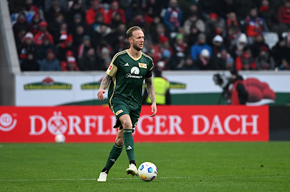 Kevin Vogt durfte bei seinem Debüt für den 1. FC Union Berlin gleich von Beginn an ran.