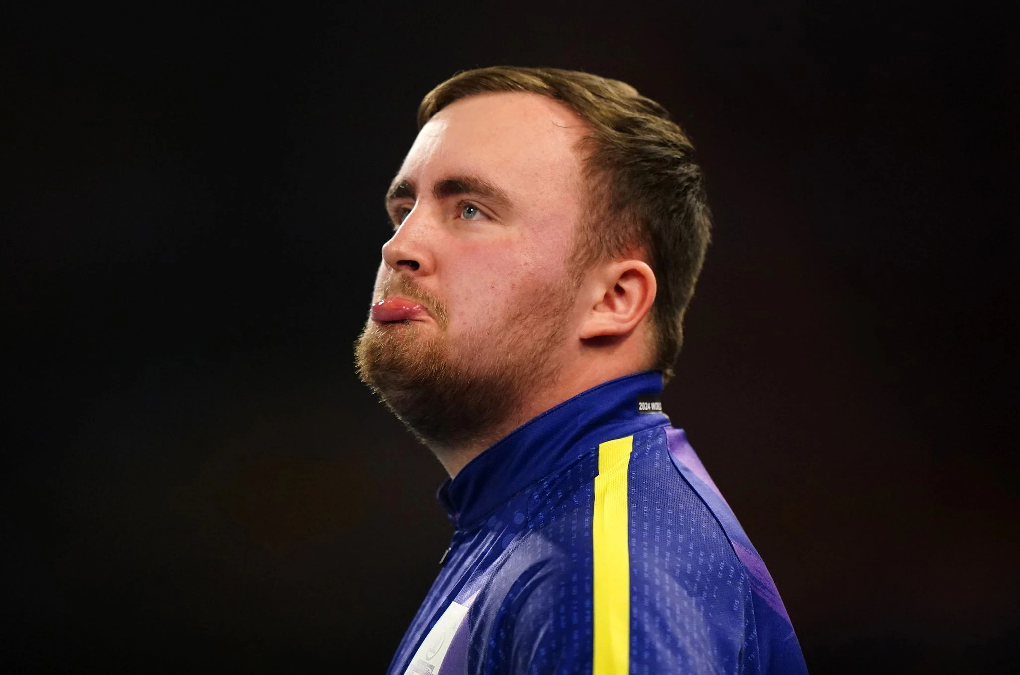 Der erst 16 Jahre alte Debütant Luke Littler musste sich trotz einer starken Leistung geschlagen geben.  