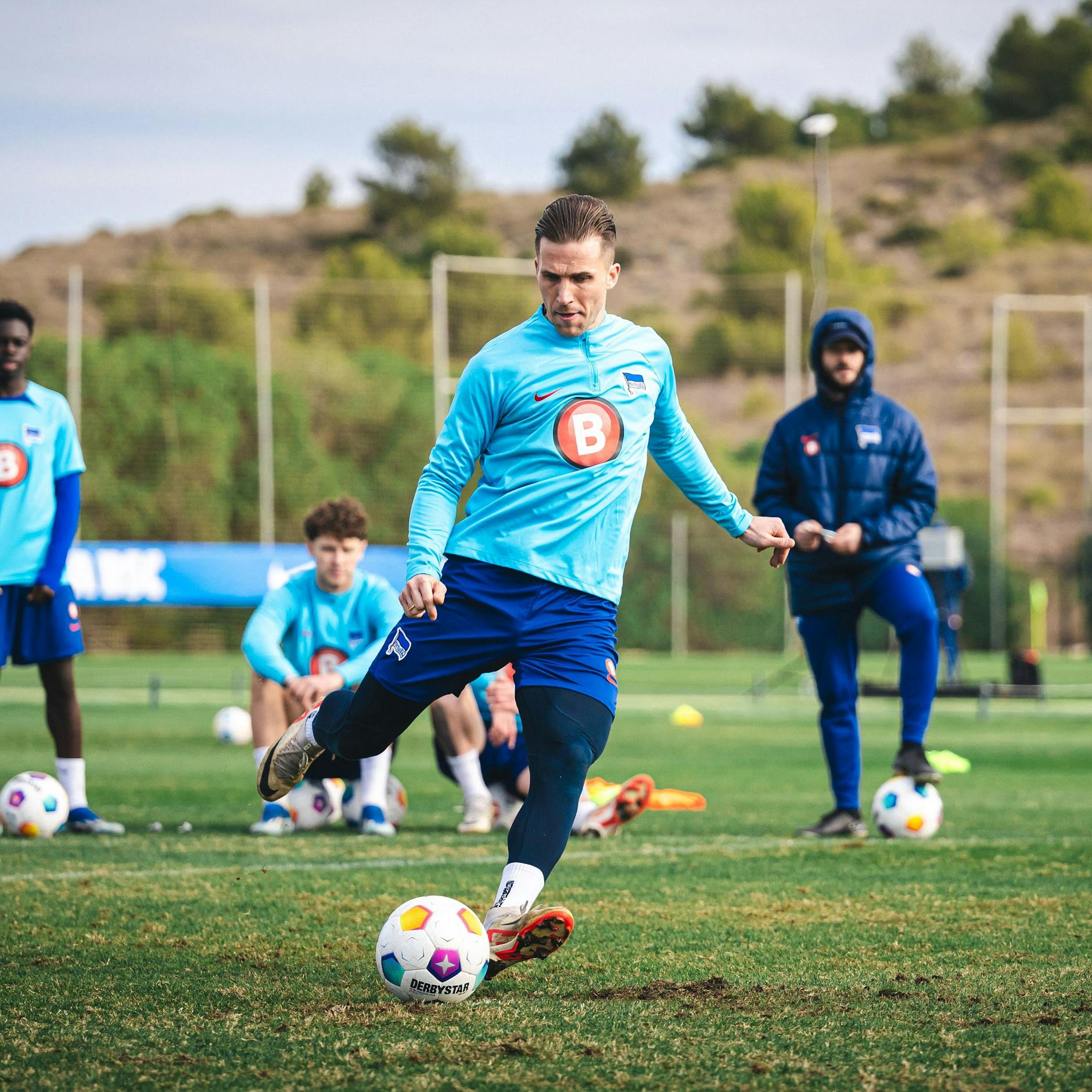 Im spanischen Trainingslager gab Peter Pekarik wie immer Vollgas für Hertha BSC.