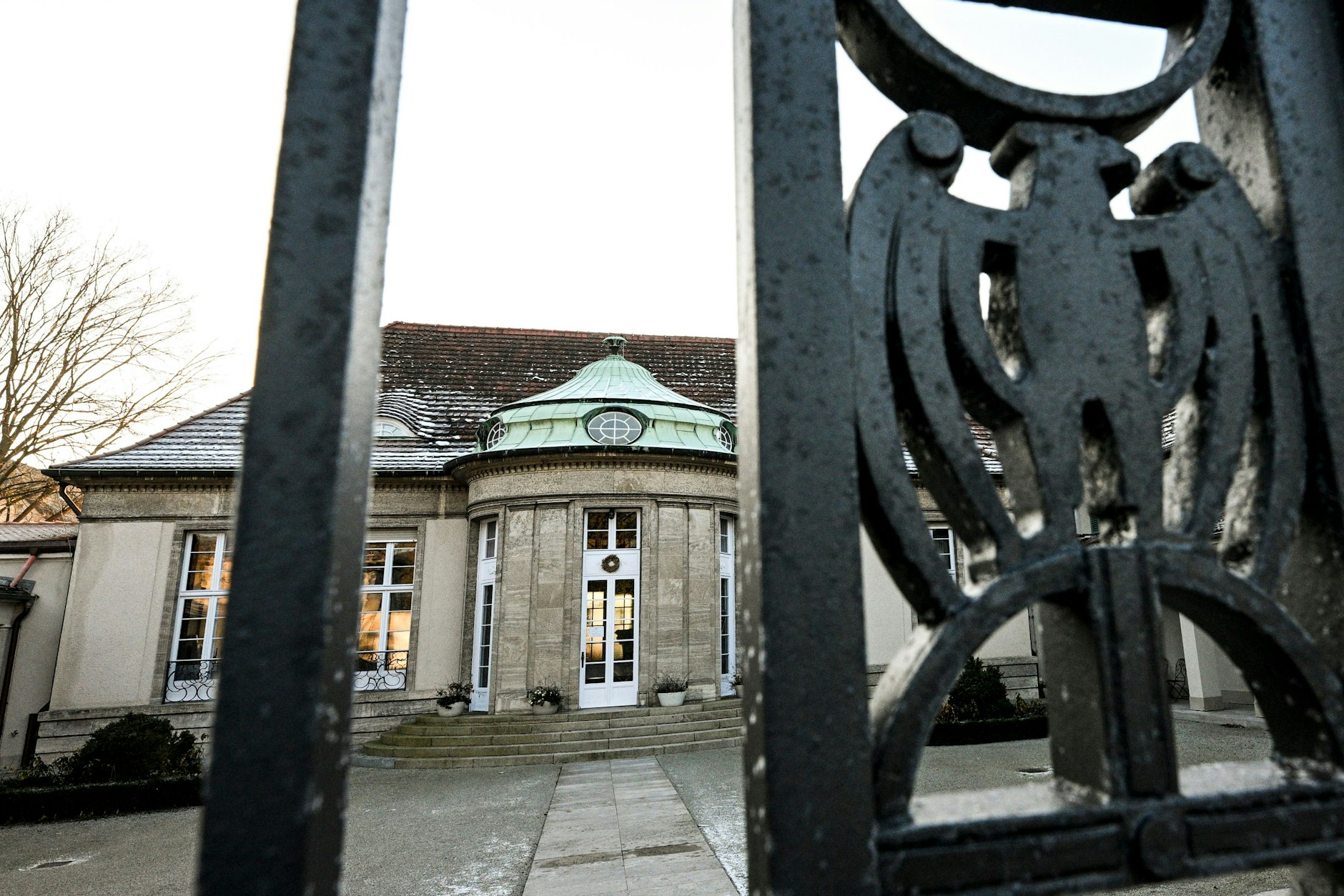 Blick auf das Gästehaus in Potsdam, in dem AfD-Politiker im November an einem Treffen mit Rechtsextremen teilgenommen haben.