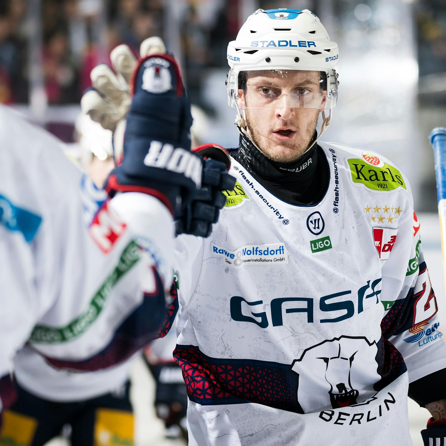 Eisbär Manuel Wiederer sind seine Tore eigentlich total egal