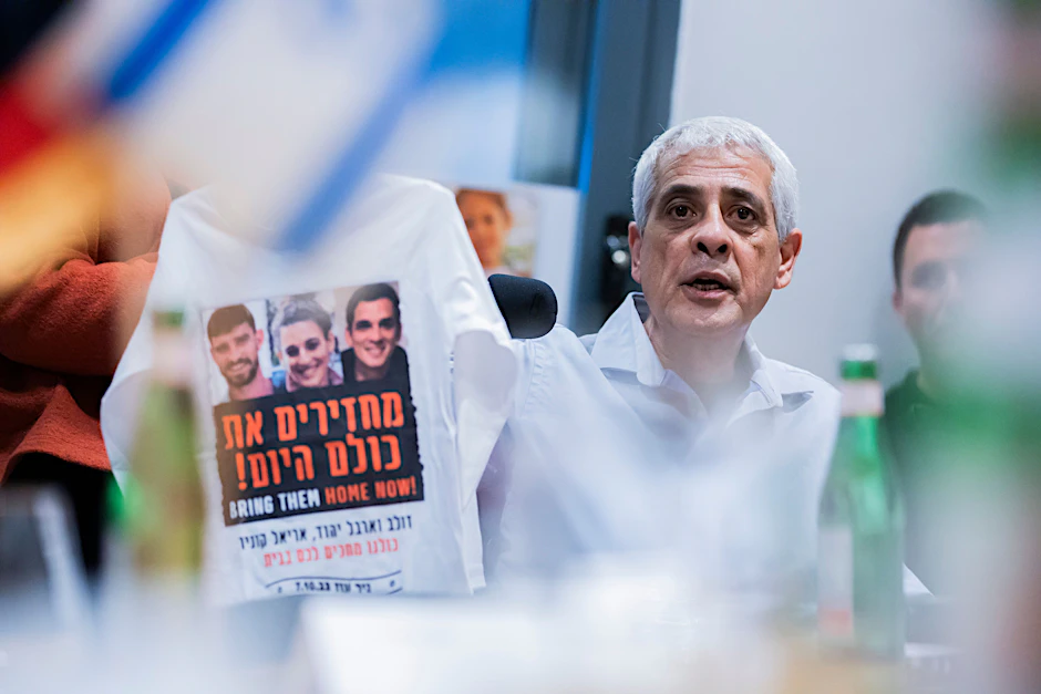 Yehiel Yehoud, Vater der Geisel Dolev Yehoud, ist verzweifelt. Noch immer befinden sich nach dem Angriff vom 7. Oktober Dutzende Geiseln in der Gewalt der Hamas.&nbsp;&nbsp;