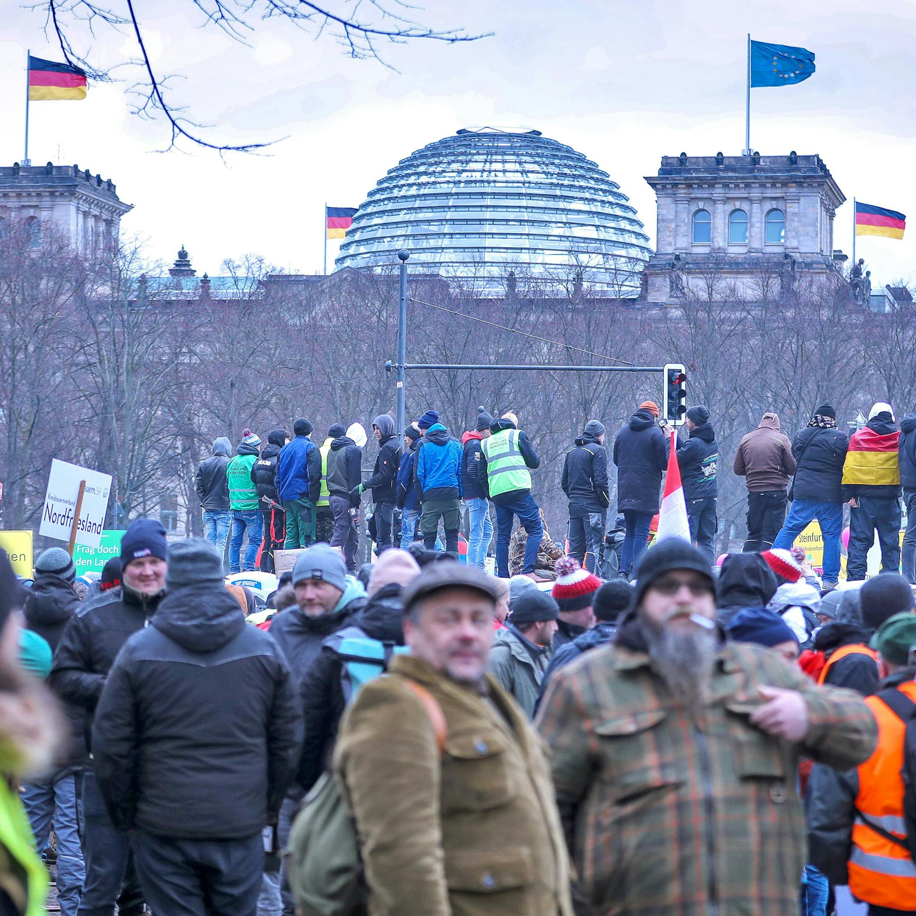 Image - Liveticker – Bauernproteste in Berlin: Mindestens 39 Festnahmen, drei verletzte Polizisten