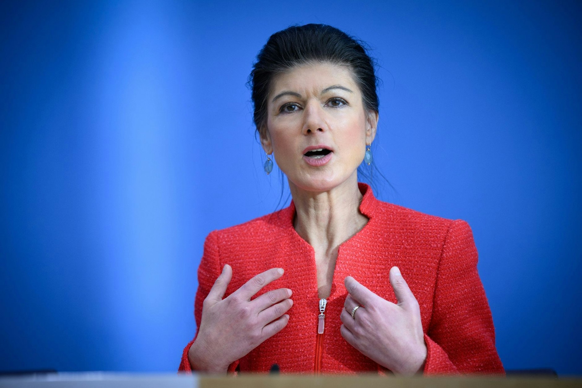 Wagenknecht ist seit der vergangenen Woche eine der beiden Co-Vorsitzenden ihrer neuen Partei.