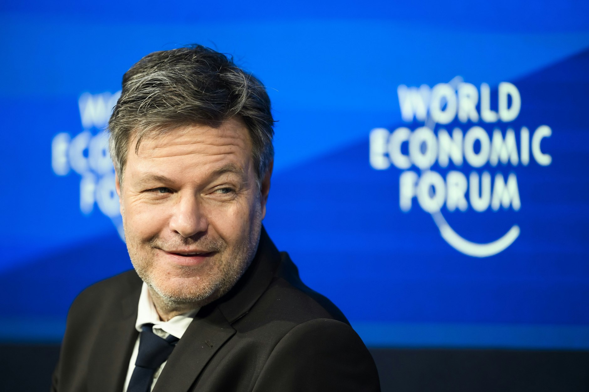 Bundeswirtschaftsminister Robert Habeck am Dienstag beim Weltwirtschaftsforum in Davos