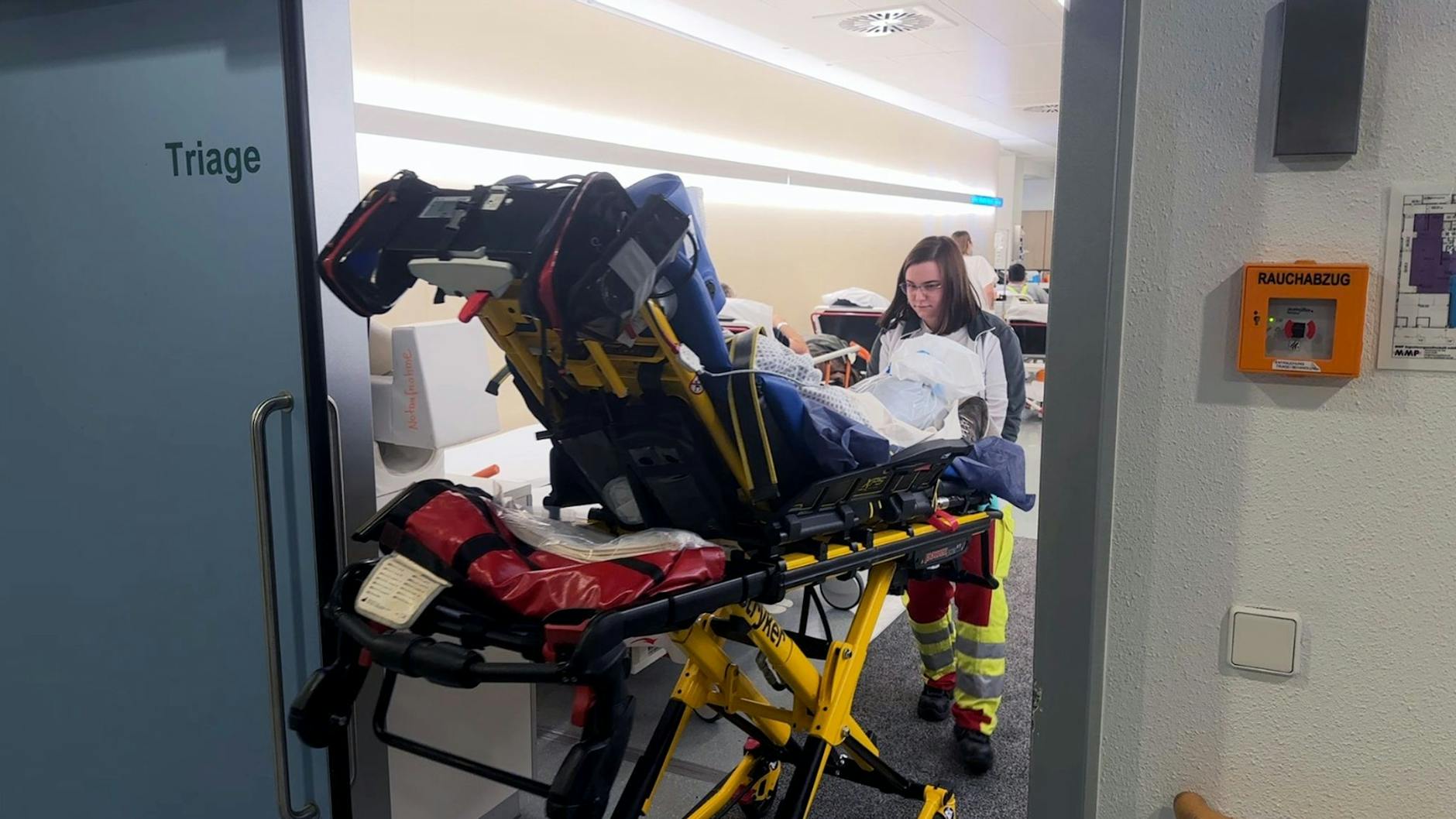 Hochbetrieb in der Rettungsstelle des Unfallkrankenhauses Berlin
