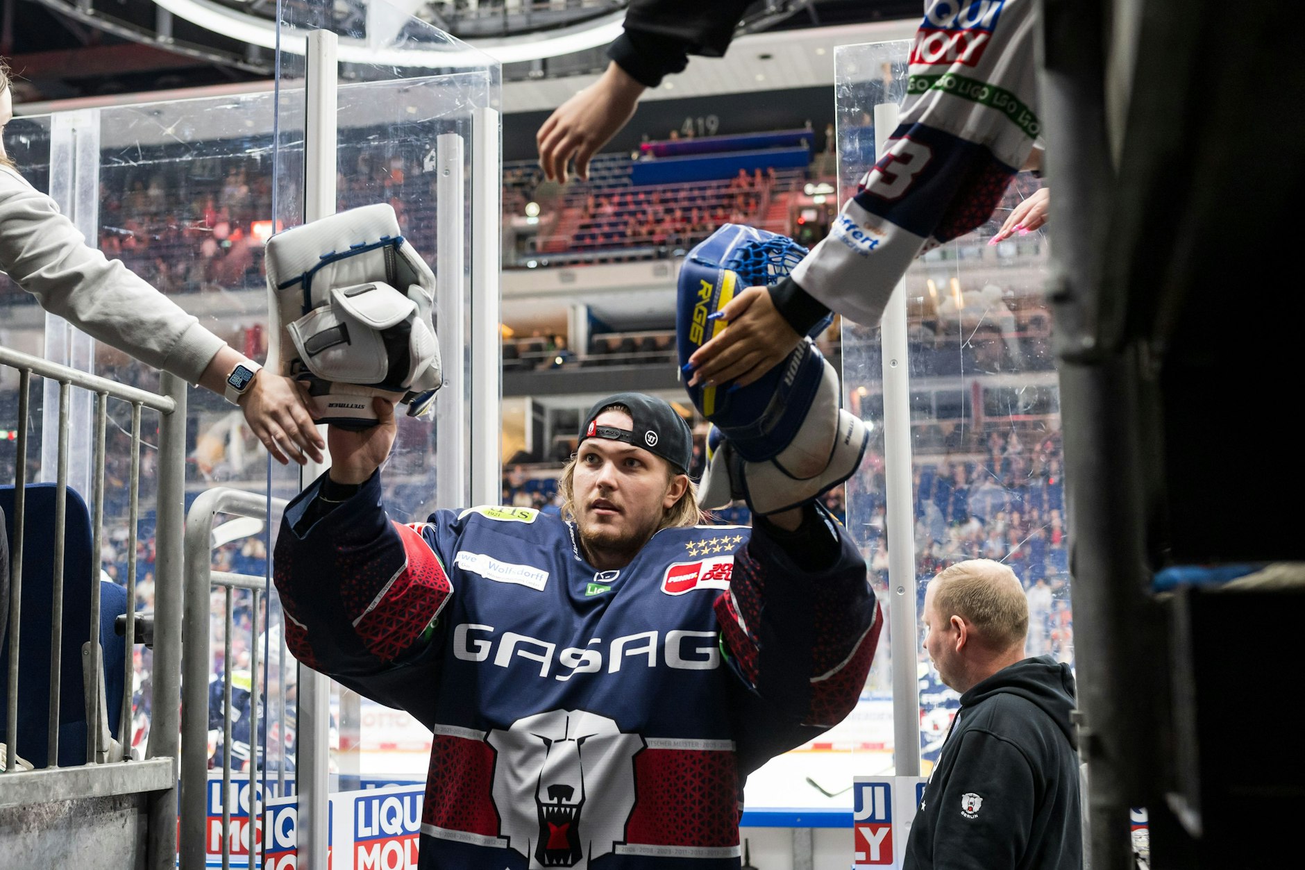 Erst seit Sommer in Berlin, aber schon ein Liebling der Eisbären-Fans: Jonas Stettmer.