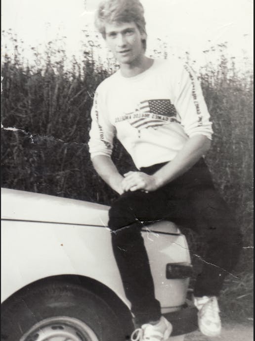 Olaf Berger kurz nach seiner Armeezeit Anfang der 80er Jahre