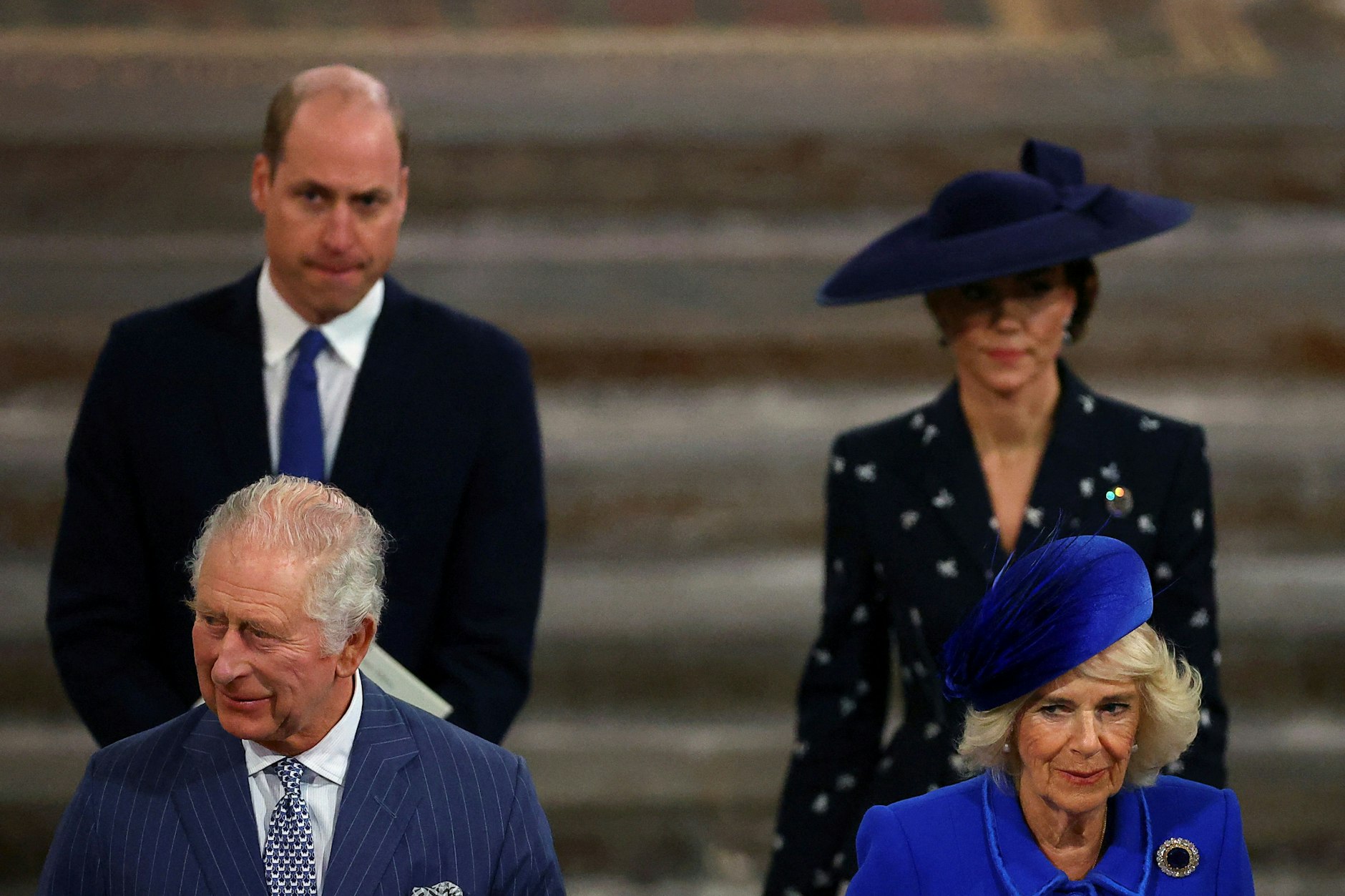 Prinz William, Prinzessin Kate, König Charles und Königin Camilla: Dreiviertel der Königsfamilie ist momentan nicht einsatzbereit.