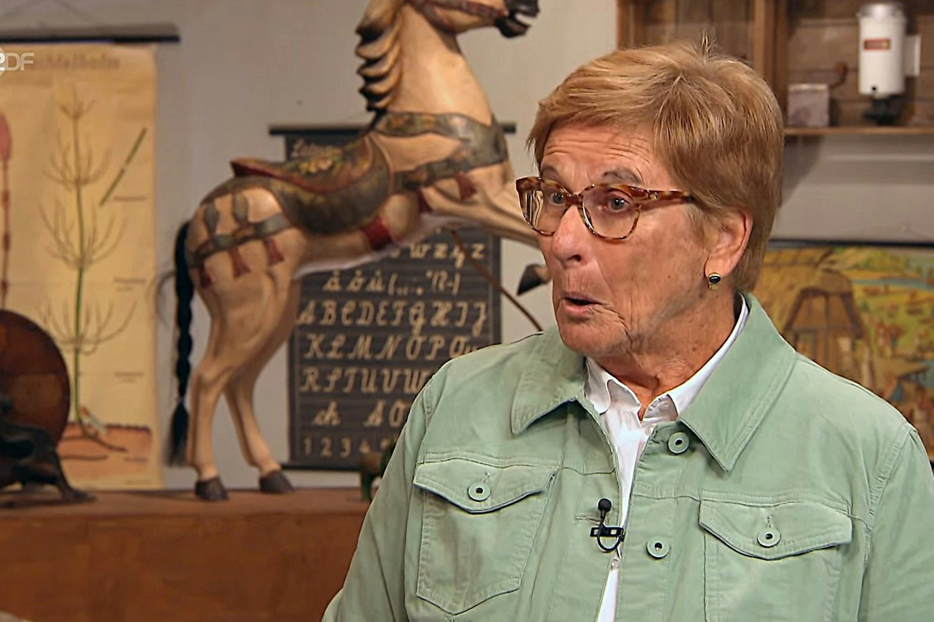 Die Überraschung steht ihr ins Gesicht geschrieben: Helene Baumann verkaufte bei „Bares für Rares“ ein besonderes Gemälde.