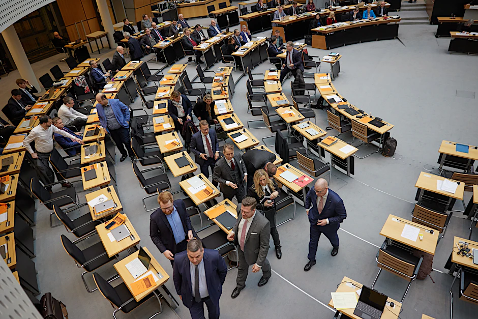 Lena Kotre (AfD) im brandenburgischen Landtag