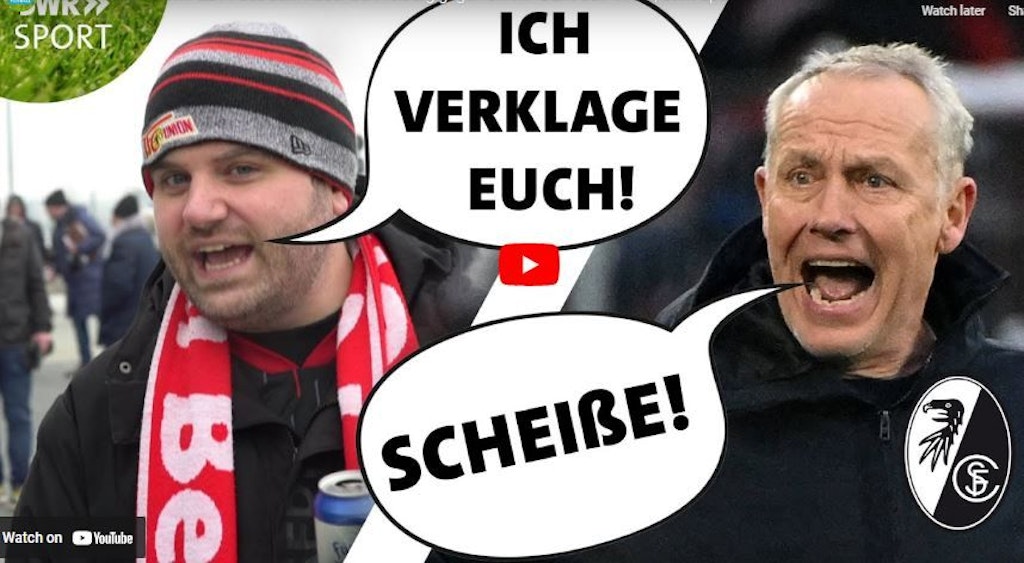Richtig witzig Fan des 1. FC Union wird zum